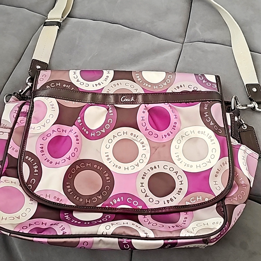 Coach diaper bag